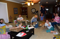Staying at Hayley's home during tornado cleanup, May 2011