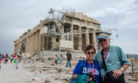 At the Parthenon, Athens, Greece, June 2013